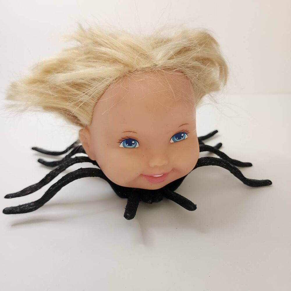 Handmade by Me Spider Dollhead Table Decor